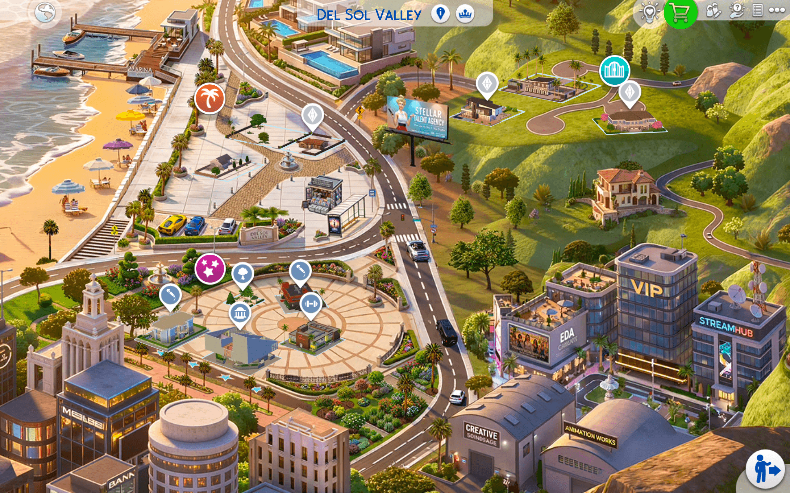 Del Sol Valley in-game